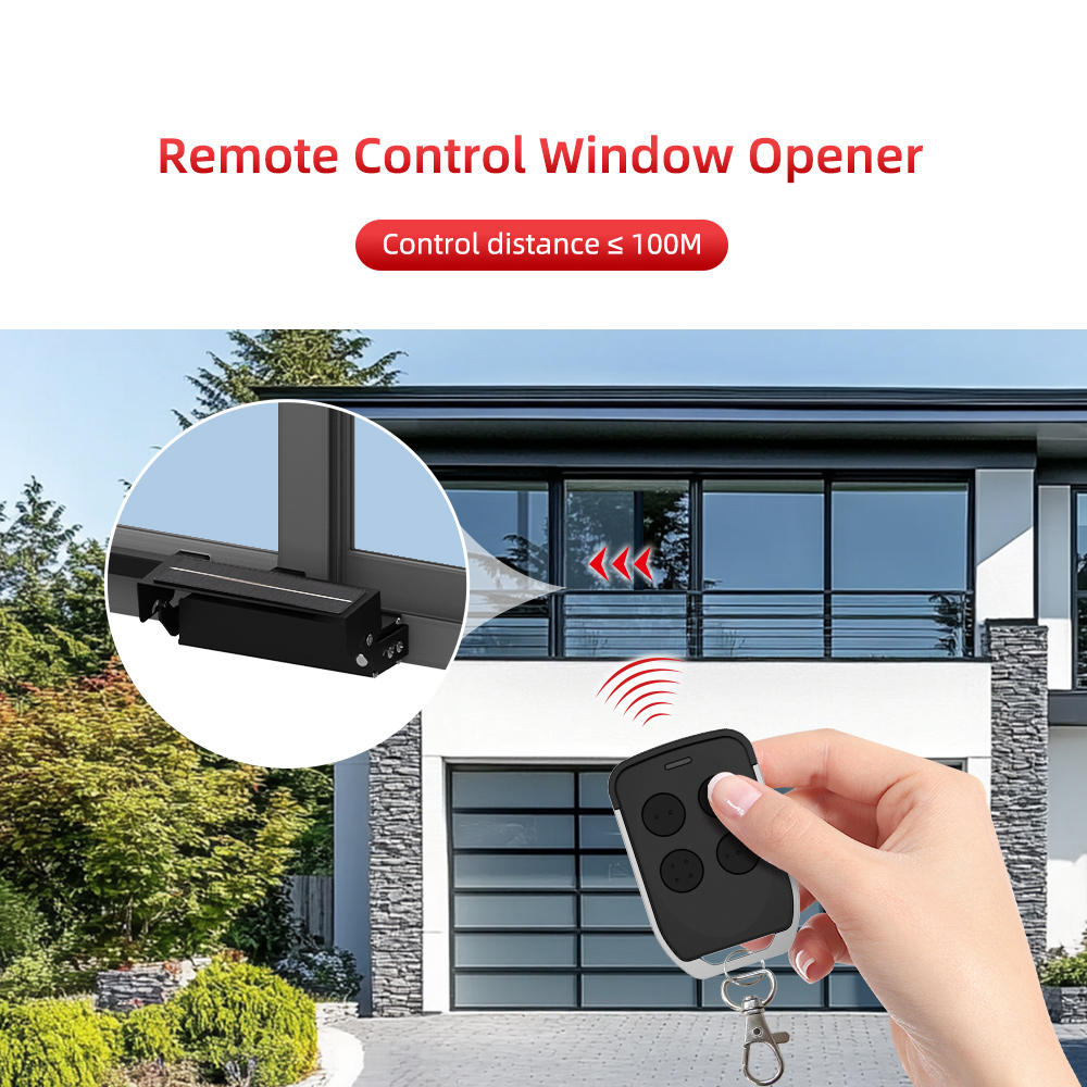 Solar Powered Battery Sliding Window Ope