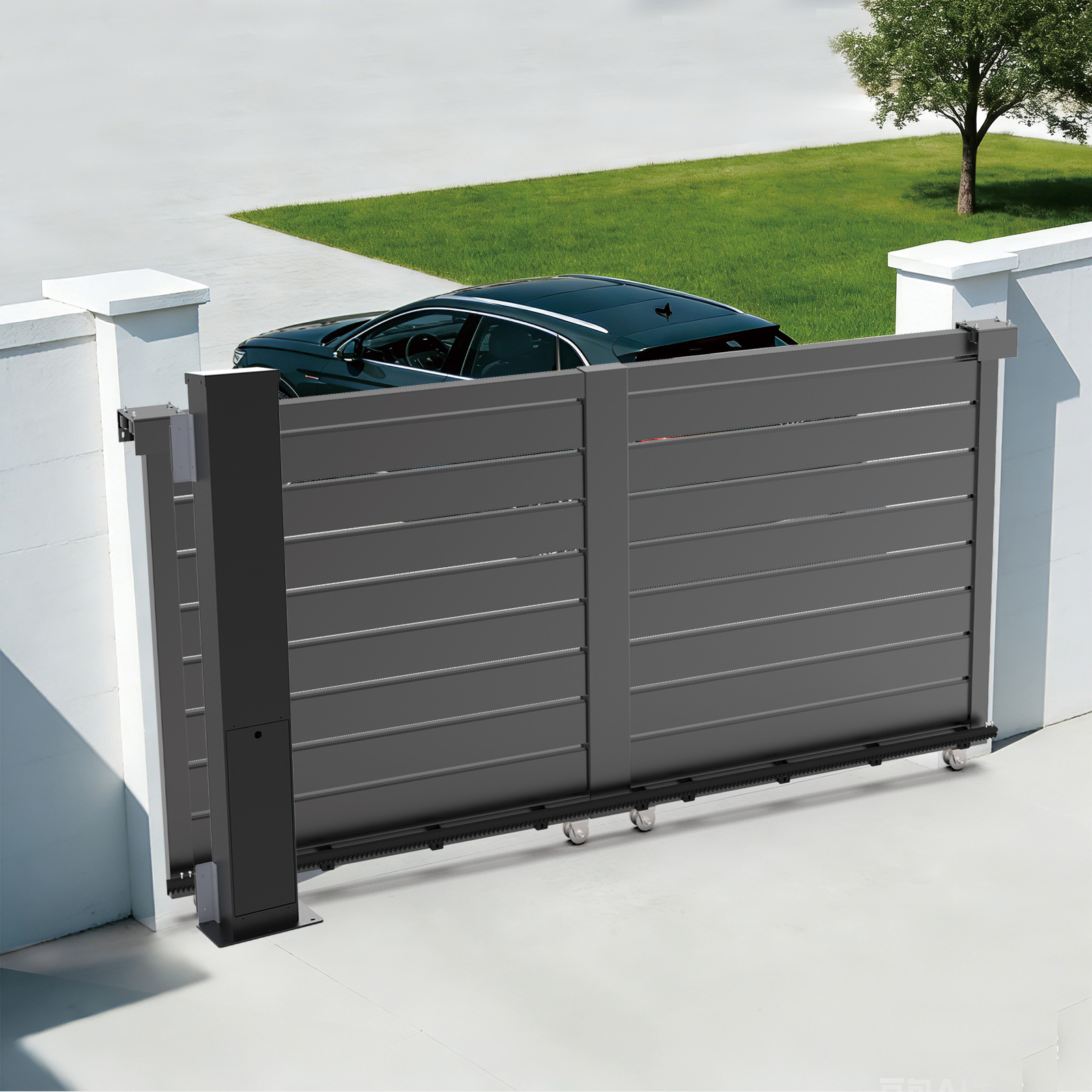 In-Post Sliding Gate Motor with Safety I